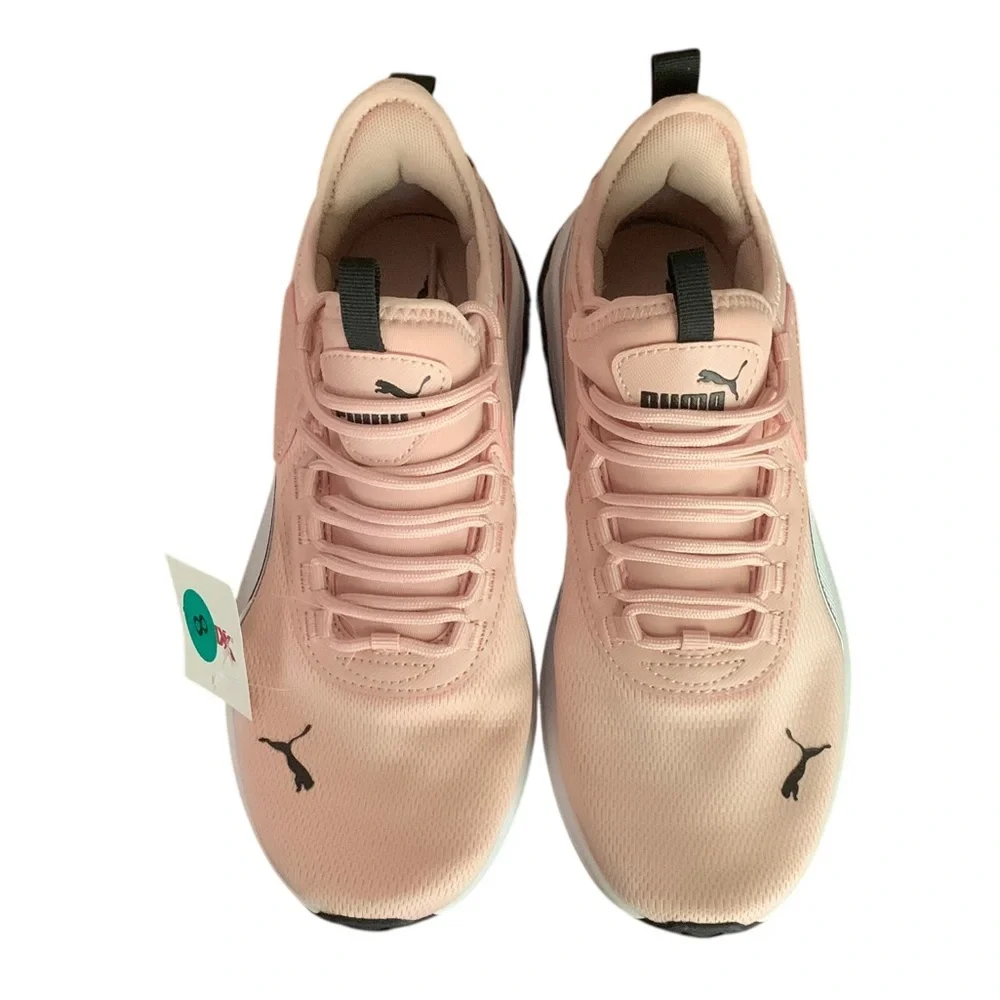 PUMA NWOB Womens Amplifier Soft Lace Up Sneakers Shoes Casual Pink Sz 8